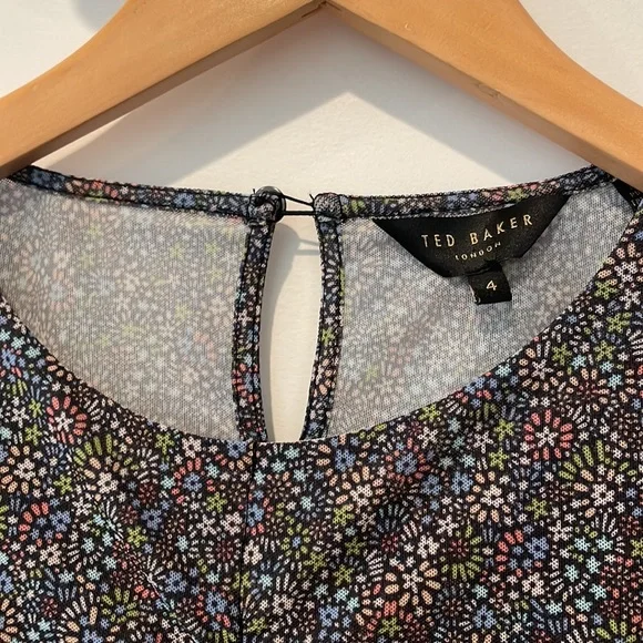 Ted Baker London RUCHED FRONT JERSEY TOP - Picture 4 of 11